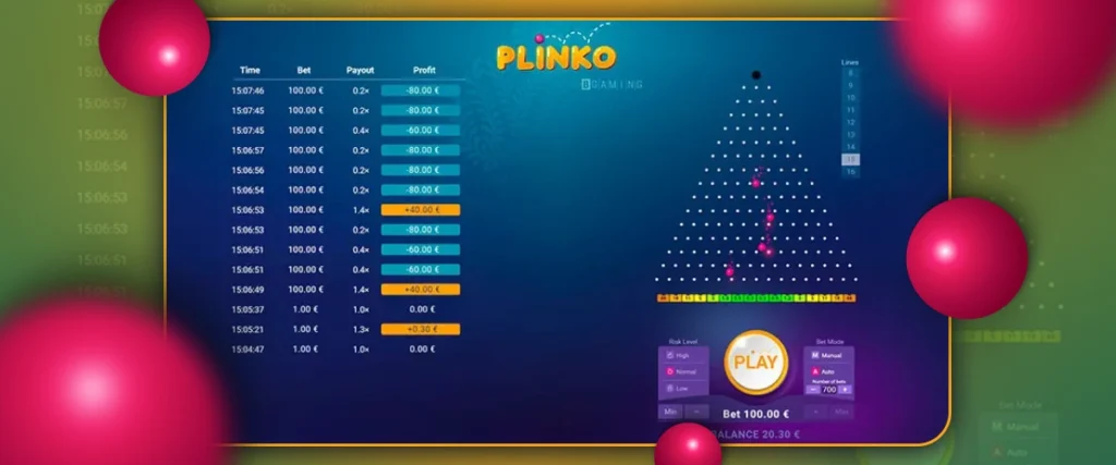 Táctica ganadora de Plinko